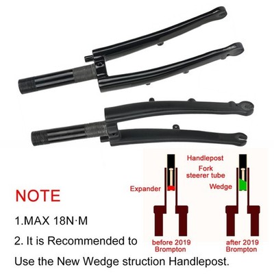 Leichte 245g Carbon Gabel für 16 Zoll für Klappräder für Brompton