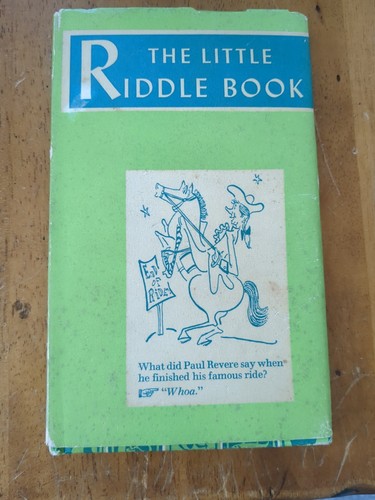 The Little Riddle Book The Peter Pauper Press Mount Vernon New Jersey ...