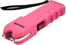POLICE Stun Gun for Self Defense 928 - High Voltage Rechargeable with Pink 