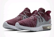 Zapatos para correr NIKE AIR MAX SEQUENT 3 908993-606 tejido burdeos para mujer