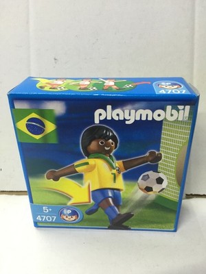 Playmobil Soccer 4707 BRAZIL Football PLAYER MIB, 2005