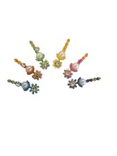 Indian Bollywood Bindi Body Jewel Self Adhesive, Crystal Forehead, Face Jewels