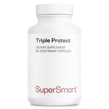 Supersmart - Triple Protect Supplement - Combines The Most Widely-Studied Nat...