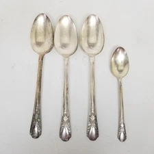 1940 Avalon Cabin  Wm Rogers Mfg International Silverplate Lot Of Serving Spoons