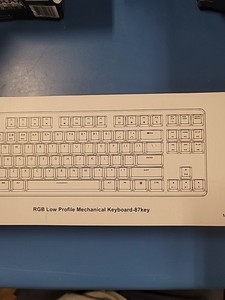 Cidoo 87 Keys Mechanical Keyboard Low Profile Gaming Keyboard