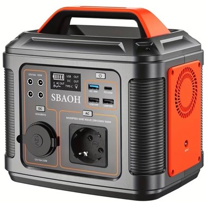 Portable Power Station 300w 296Wh Solar energy Storage for OutdoorTravel Camping
