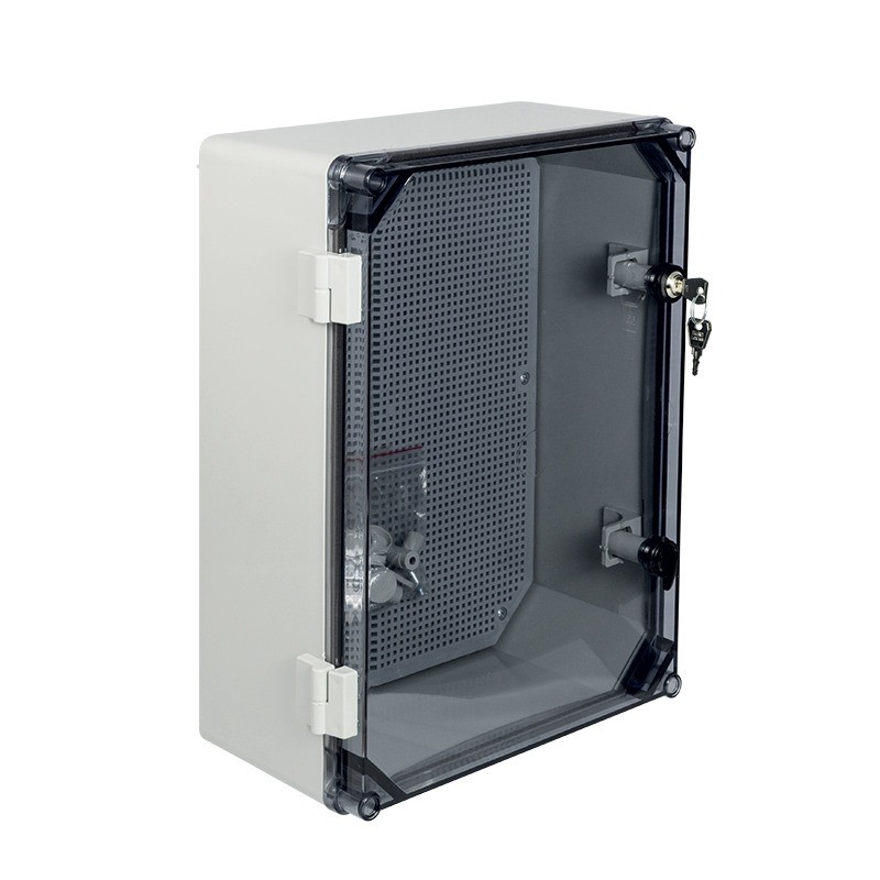 UNI-1/T PLASTIC ENCLOSURE NT 400X300X160 SMOKE DOOR WITH 43.11