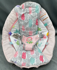 Bright Starts Rosy Vines Comfy Bouncer Replacement Pink Fabric Seat Cover