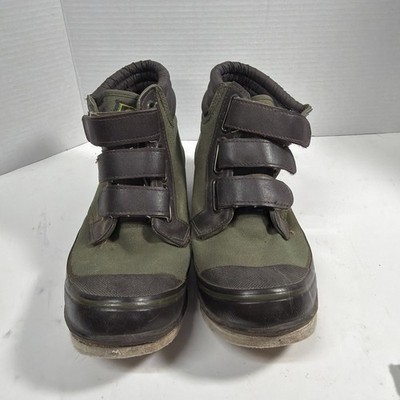 Mens 9 Cabela's Wading Boots Olive Ultralight Fly Fishing Hook Loop Felt Sole