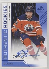 2018-19 Upper Deck SP Game Used Authentic Rookies Blue Ethan Bear #106 Auto bs5
