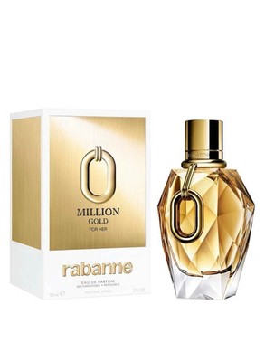 Rabanne Million Gold For Her Eau de Parfum Spray for Women 3.0 fl oz / 90 ml New
