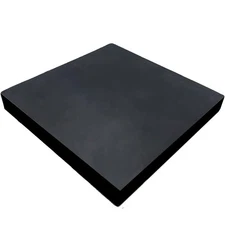 Rubber Bench Block 6"x6"x1" for Metal Stamping Jewelry Rivet Setting Hammering