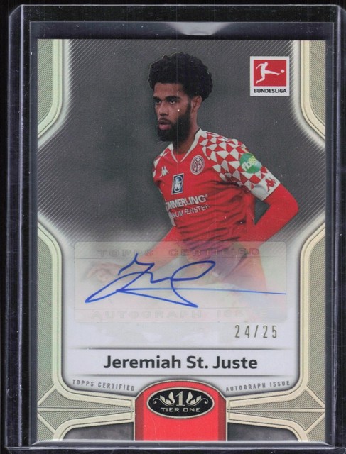 Jeremiah St. Juste 2020-21 Topps Tier One Bundesliga Autographs /25 #BO-JS
