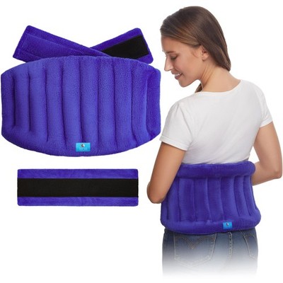Extra Large Microwavable Heating Wrap for Back Waist Stomach Shoulder Pain
