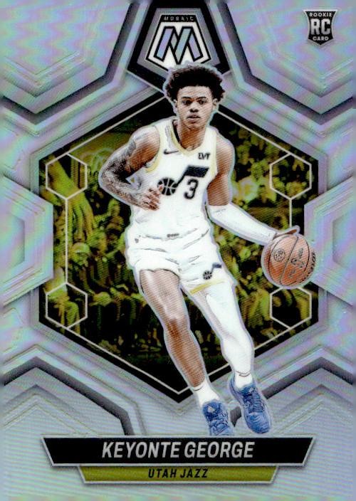 2023-24 Panini Mosaic Basketball #222 Keyonte George Silver Prizm Rookie Card RC