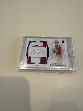 2022 Flawless Football Brock Purdy Dual Patch Auto /10 Rookie