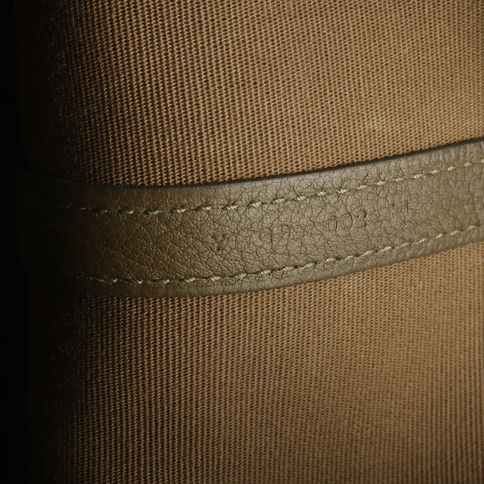 HERMES Garden party TPM Tote Bag Y Toile officier Negonda leather Vert Olive SHW thumbnail 5