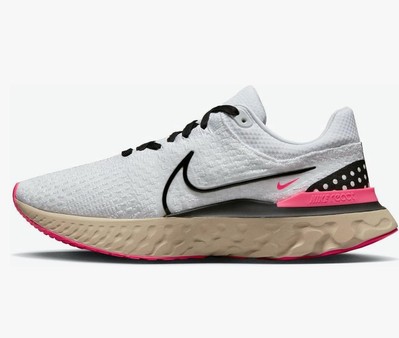 Nike Men's REACT INFINITY RUN FLYKNIT 3 Running Shoes Sneakers White, Size 13 US