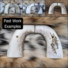 Made to Order Magnum Research BFR Bisley Elk Antler Grips | Custom Made in USA