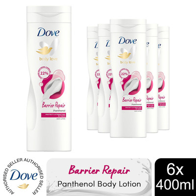 Dove Body Love Body Lotion Barriere Reparatur Panthenol schützen & stärken 6x400ml