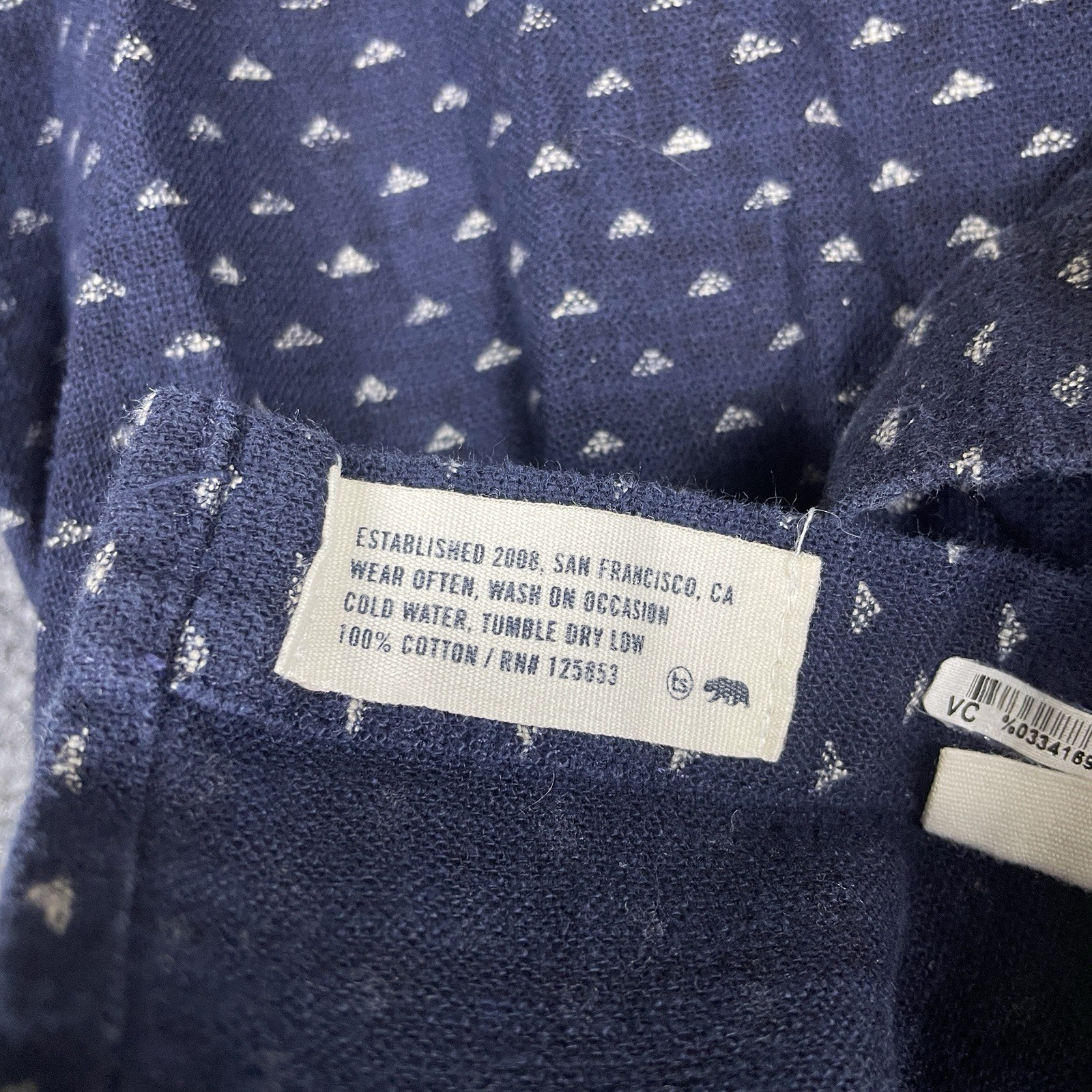 Taylor Stitch Button Down Up Cotton Pattern Shirt… - image 9