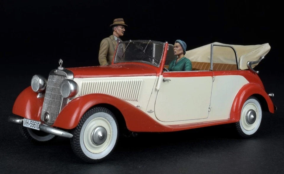 Miniart 1/35 auto tedesca tipo 170V Cabriolet B modello in plastica MA38018 - Immagine 2 di 4