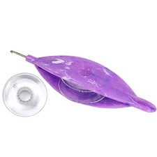 Handy Hands Aerlit Tatting Shuttle with 2 bobbins SHH422, Lilac Petals