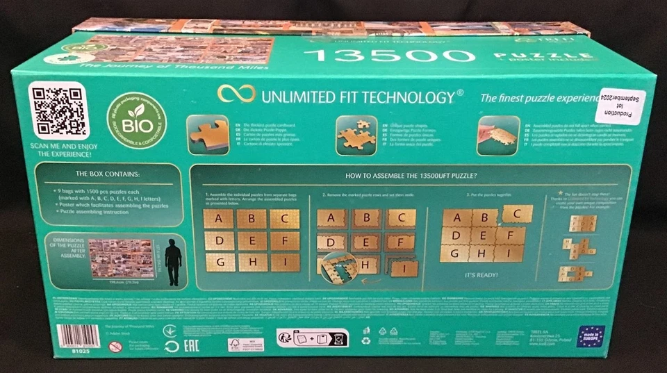 Trefl ~ Puzzle 13,500 Pieces ~ The Journey of Thousand Miles ~ New ~ OEJ - Image 4 of 4