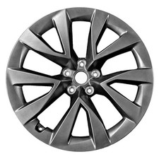 For Tesla X 22 Alloy Factory Wheel Double 5-Spoke Painted Black Metallic Matte