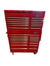 Proto Master Mechanics Tool Box And Tools J444142-15RD & J444119-12RD