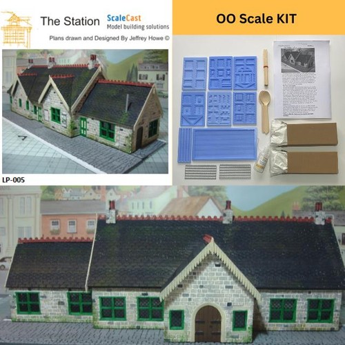 The Station FULL Building Kit - OO Scale building for model railways ...