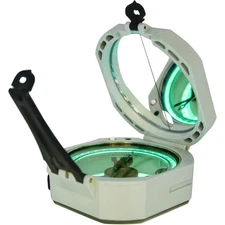 Brunton Miner's D-Light Glow In The Dark Transit Compass - Azimuth (0-360)