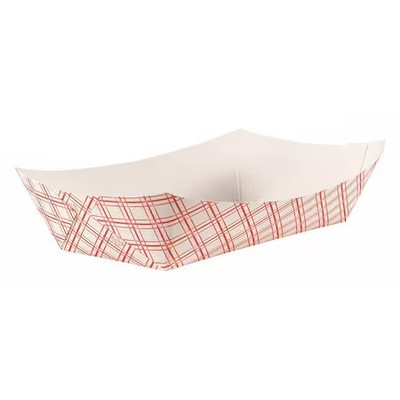 Paper Disposable Food Tray 5 Lb., Red, Pk500, Eft500