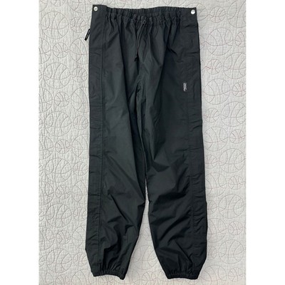 Schoffel Rain Pants Black Venturi Pack Away / Mens Large