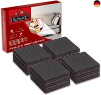 bufferabc Antirutsch Pads, 12 StüCk 50Mm Rutschhemmer FüR MöBel, Quadrat Gu