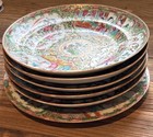 ‼️SET OF 5 Dishes And 1 Plate ANTIQUE Famille Rose Hand Painted - 19th Century — photo 2