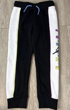 New Air Jordan Youth Girls Black Joggers Color Outside the Lines New Size 4