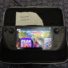 Steam Deck OLED 512GB Handheld Console with Case and Charger