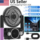Portable Bluetooth Speaker Cooling Air Fan 3Speed Rechargeable for Office Travel