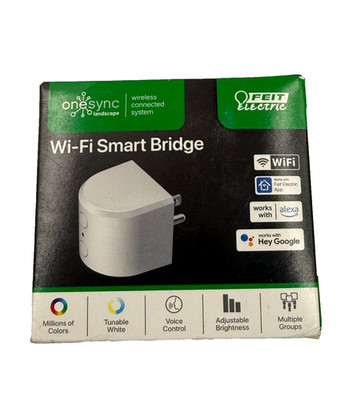 Feit Electric OneSync Landscape WiFi Bridge to Feit App Control 120-Volt Plug