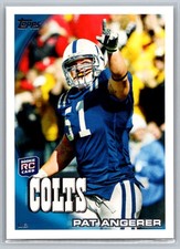 Pat Angerer 2010 Topps Indianapolis Colts #397 RC