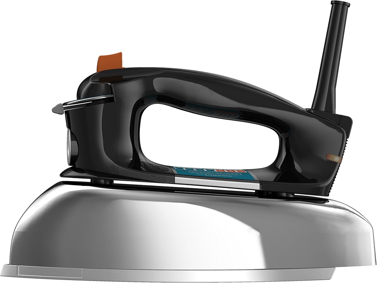 BLACK+DECKER the Classic Iron, F67E-T, Aluminum Soleplate, Steam or Dry Ironing,