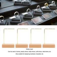 Set 4x Espositore Orecchini Slot Bar Piccolo Squisito Appendiabiti Gioielli Organizzatore