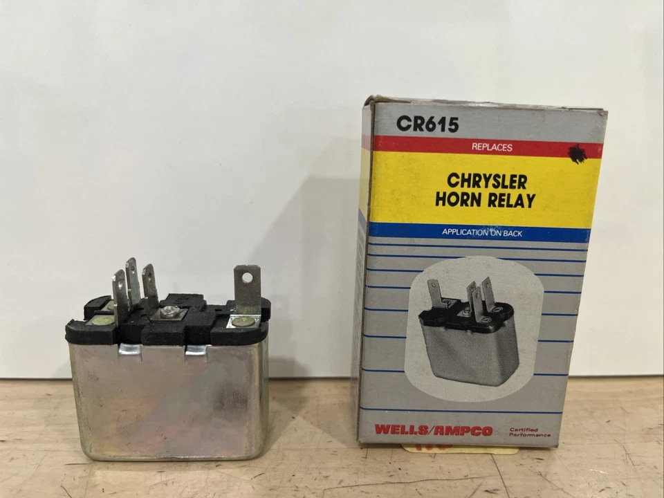 Relé de bocina WELLS/Ampco CR615 (Chrysler) (estándar HR144) Foto 2 de 4