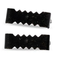 Small No Nail Sawtooth Picture Hangers - Black Plated 100-Pack