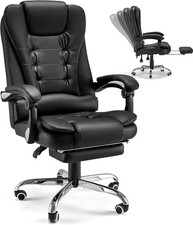 B&uuml;rostuhl 200 kg Belastbarkeit Ergonomischer Chefsessel mit Liegefunktion