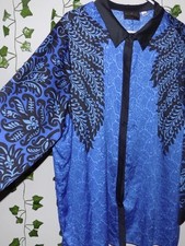 Bob Mackie Button Down Patterned Shirt