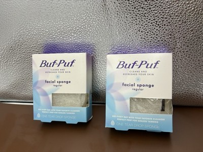 Buf Puf Facial Sponge Regular Lot of 2 3M Made in USA Exfoliating 
