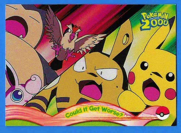 2000 Topps Pokémon The Movie Could It Get Worse #10 Blue Logo NM+