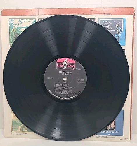 George Carlin FM & AM 1972 Little David Records LD 7214 Comedy - Picture 7 of 8